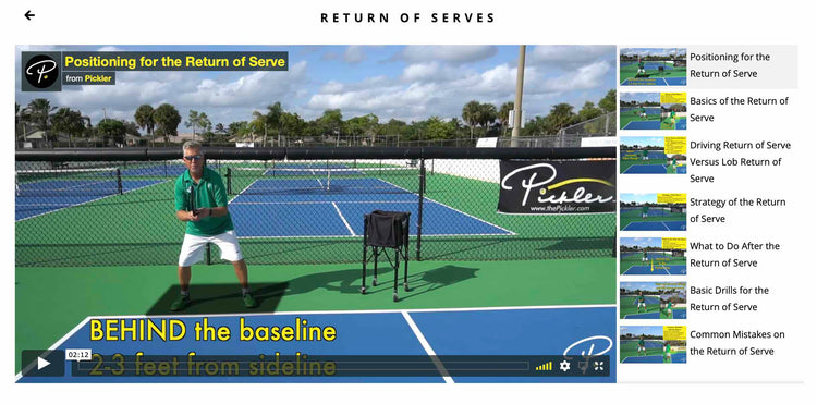 Online Pickleball Video Lessons - Play Better Pickleball